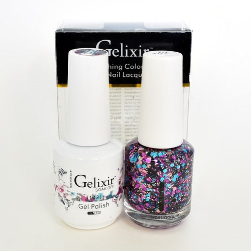 GELIXIR MATCHING COLOR DUO - GEL POLISH & NAIL LACQUER  #142