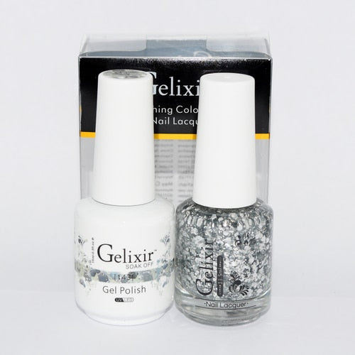 GELIXIR MATCHING COLOR DUO - GEL POLISH & NAIL LACQUER  #143