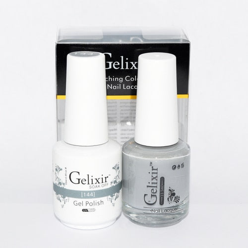 GELIXIR MATCHING COLOR DUO - GEL POLISH & NAIL LACQUER  #144