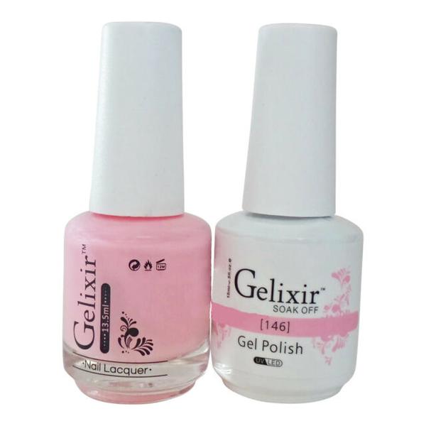 GELIXIR MATCHING COLOR DUO - GEL POLISH & NAIL LACQUER  #146