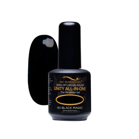 BIO SEAWEED GEL 151 Black Magic UNITY-ALL-IN-ONE Color Gel Polish