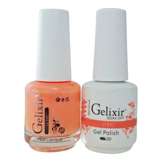 GELIXIR MATCHING COLOR DUO - GEL POLISH & NAIL LACQUER  #151