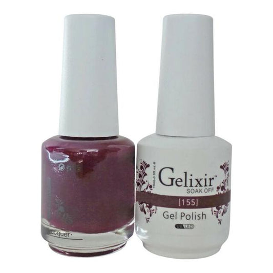 GELIXIR MATCHING COLOR DUO - GEL POLISH & NAIL LACQUER  #155