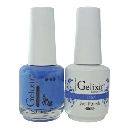 GELIXIR MATCHING COLOR DUO - GEL POLISH & NAIL LACQUER  #157