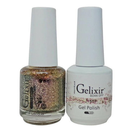 GELIXIR MATCHING COLOR DUO - GEL POLISH & NAIL LACQUER  #165