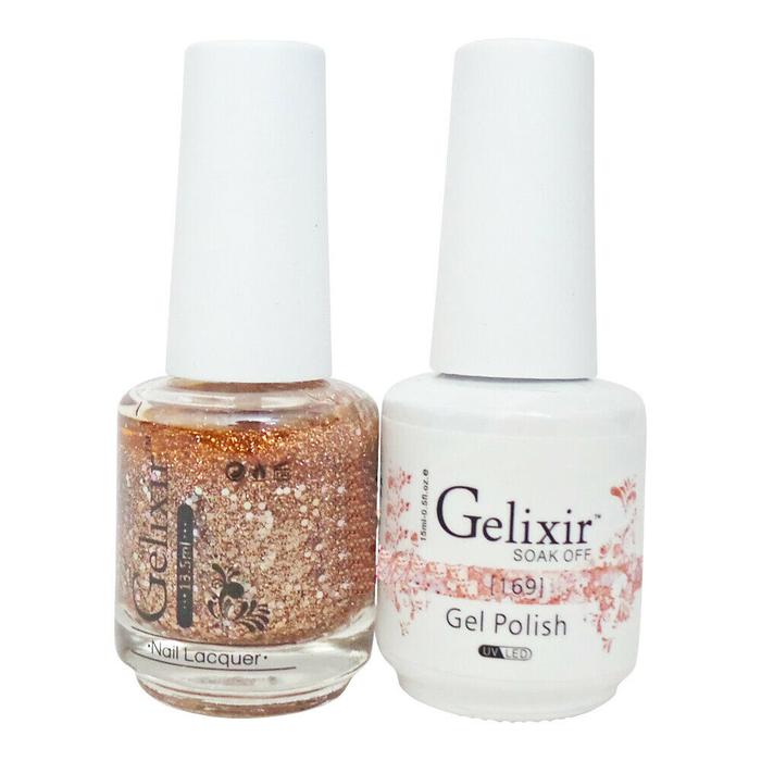 GELIXIR MATCHING COLOR DUO - GEL POLISH & NAIL LACQUER  #169