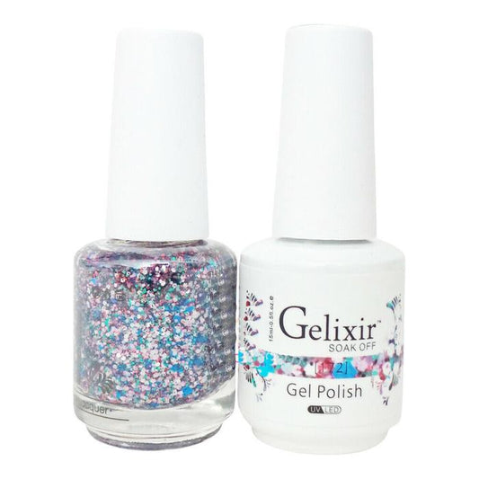 GELIXIR MATCHING COLOR DUO - GEL POLISH & NAIL LACQUER  #172