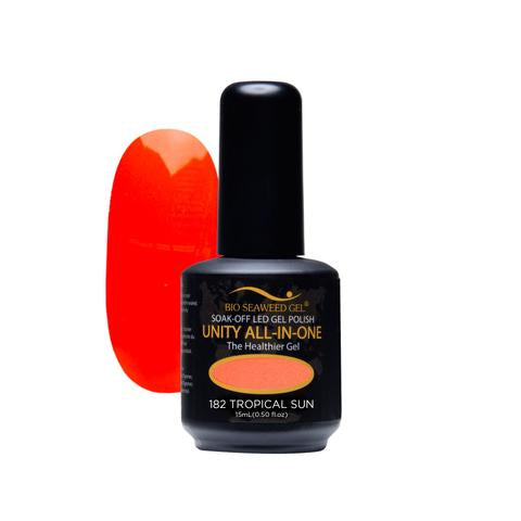 BIO SEAWEED GEL 182 Tropical Sun UNITY-ALL-IN-ONE Color Gel Polish