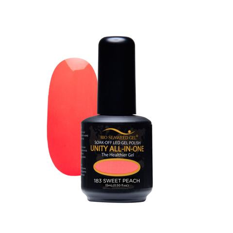 BIO SEAWEED GEL 183 Sweet Peach UNITY-ALL-IN-ONE Color Gel Polish