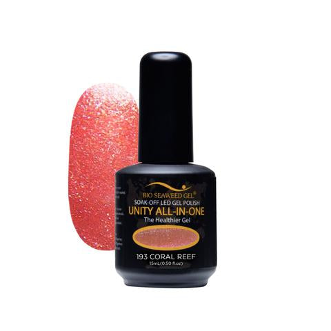 BIO SEAWEED GEL 193 Coral Reef UNITY-ALL-IN-ONE Color Gel Polish