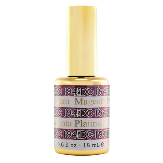 DND DC Platinum Glitter Gel #194 - Magenta