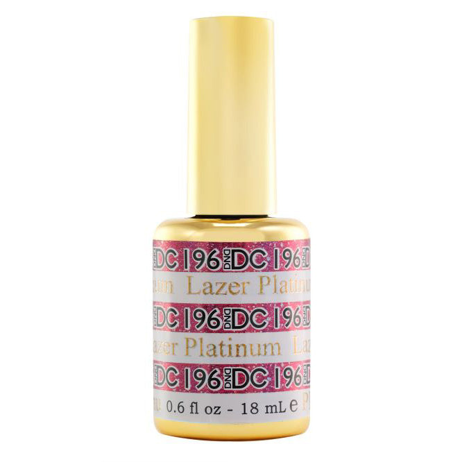 DND DC Platinum Glitter Gel #196 - Lazer