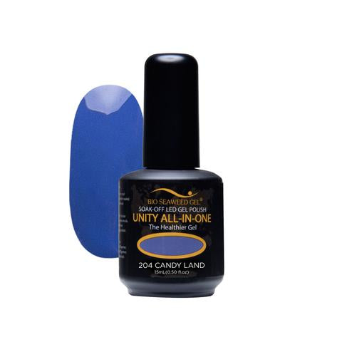 BIO SEAWEED GEL 204 Candy Land UNITY-ALL-IN-ONE Color Gel Polish