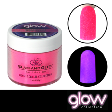 Glam and Glits Acrylic Powder Glow Collection #2047 Electric Love