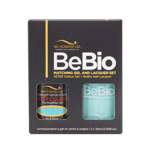 BSG BeBio Matching Gel & Lacquer Set 21 AQUA