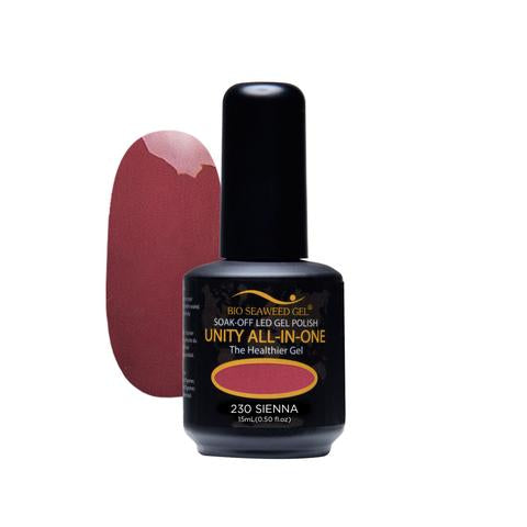 BIO SEAWEED GEL 230 Sienna UNITY-ALL-IN-ONE Color Gel Polish