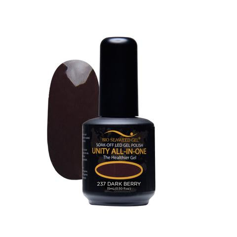 BIO SEAWEED GEL 237 Dark Berry UNITY-ALL-IN-ONE Color Gel Polish