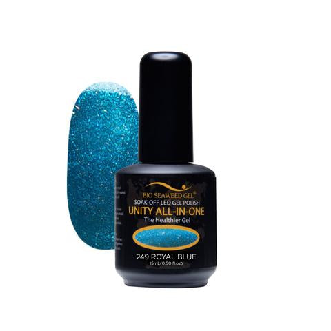 BIO SEAWEED GEL 249 Royal Blue UNITY-ALL-IN-ONE Color Gel Polish