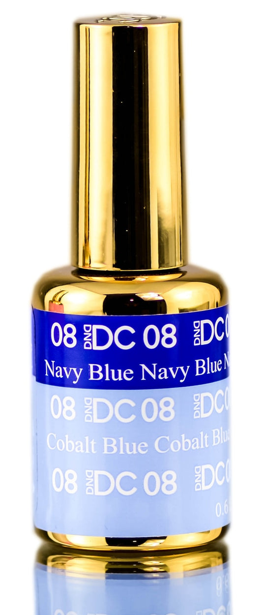 DND DC Mood Gel #8 - Blue Navy to Cobalt Blue