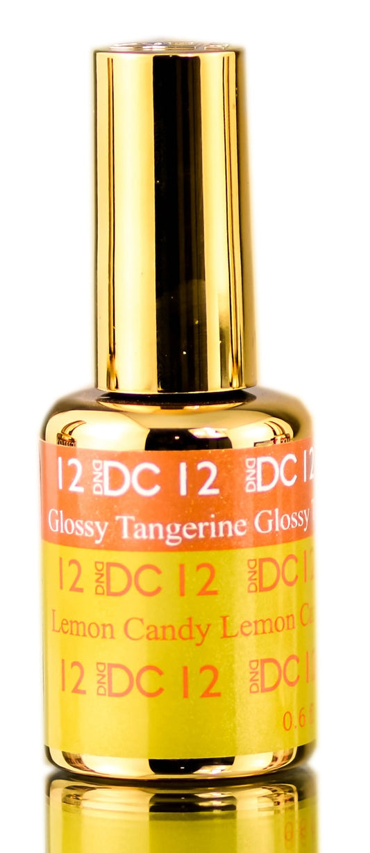 DND DC Mood Gel #12 - Tangerine to Glossy Lemon