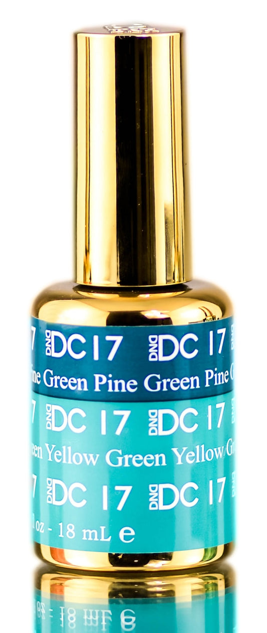 DND DC Mood Gel #17 - Pine Green to Yellow Green