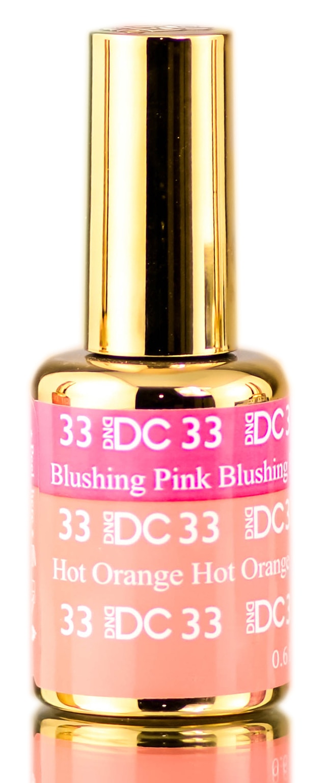 DND DC Mood Gel #33 - Blushing Pink to Hot Orange