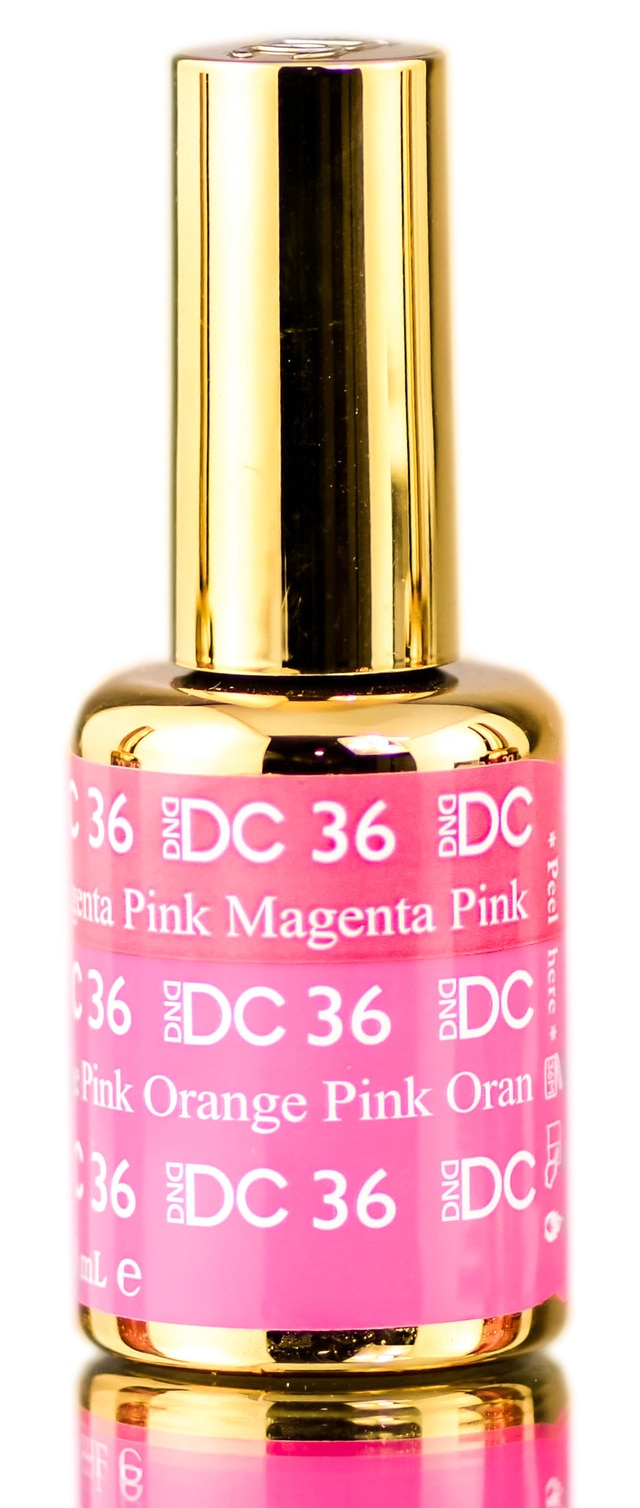 DND DC Mood Gel #36 - Magenta Pink to Orange Pink