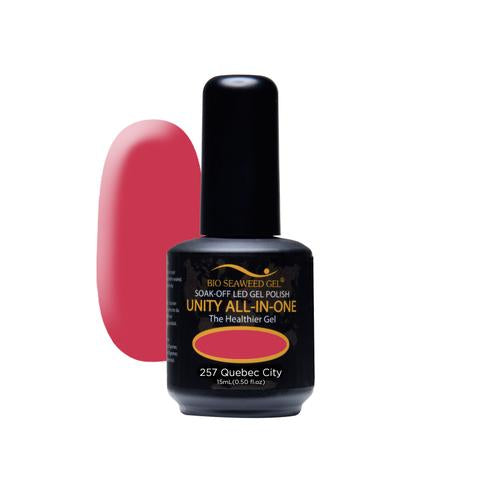 BIO SEAWEED GEL 257 Quebec City UNITY-ALL-IN-ONE Color Gel Polish