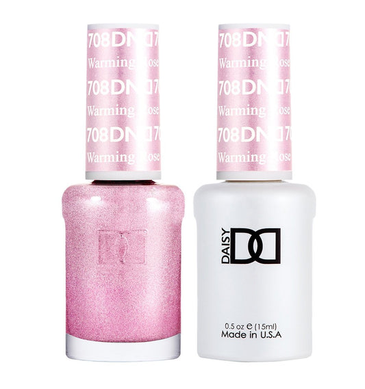 DND Duo Gel & Lacquer Warming Rose #708-Beauty Zone Nail Supply