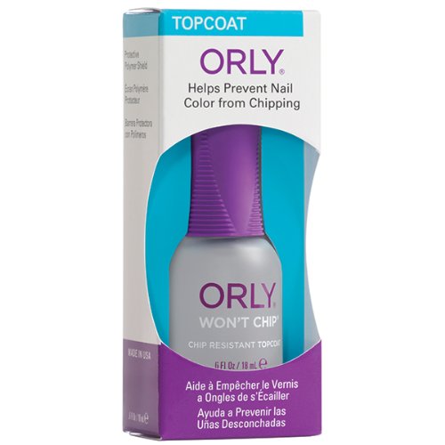 Orly Won't Chip Top Coat Nail Lacquer 0.5oz