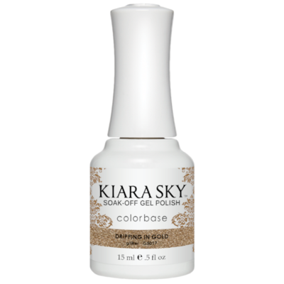 KIARA SKY ALL-IN-ONE NAIL GEL POLISH - G5017 DRIPPING IN GOLD