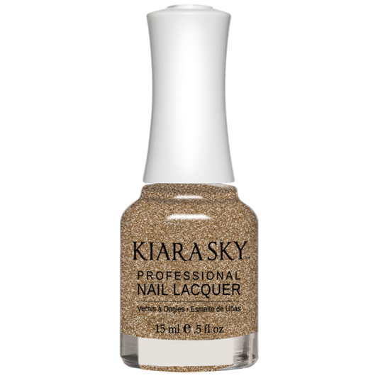 KIARA SKY ALL-IN-ONE NAIL LACQUER - N5017 DRIPPING IN GOLD