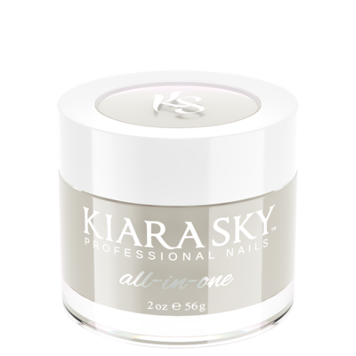 KIARA SKY ALL-IN-ONE DIP POWDER - D5019 CRAY GREY