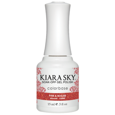KIARA SKY ALL-IN-ONE NAIL GEL POLISH - G5040 PINK & BOUJEE