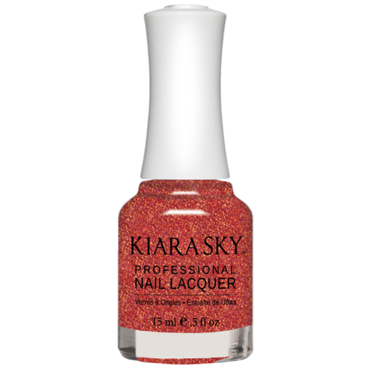 KIARA SKY ALL-IN-ONE NAIL LACQUER - N5040 PINK & BOUJEE