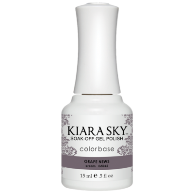 KIARA SKY ALL-IN-ONE NAIL GEL POLISH - G5062 GRAPE NEWS!