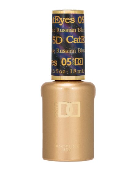 DND 5D Cat Eyes Gel Polish #05 Russian Blue