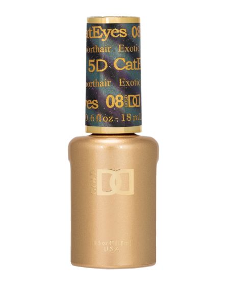 DND 5D Cat Eyes Gel Polish #08 Exotic Shorthair