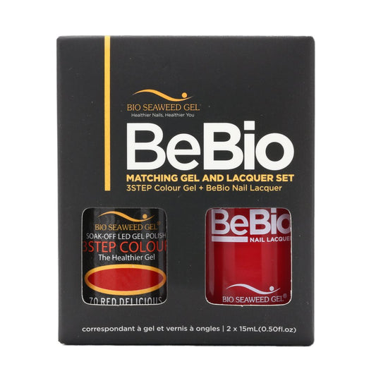 BSG BeBio Matching Gel & Lacquer Set 70 RED DELICIOUS