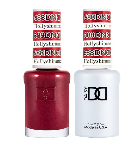 DND Duo Gel & Lacquer Holly shimmer #688-Beauty Zone Nail Supply