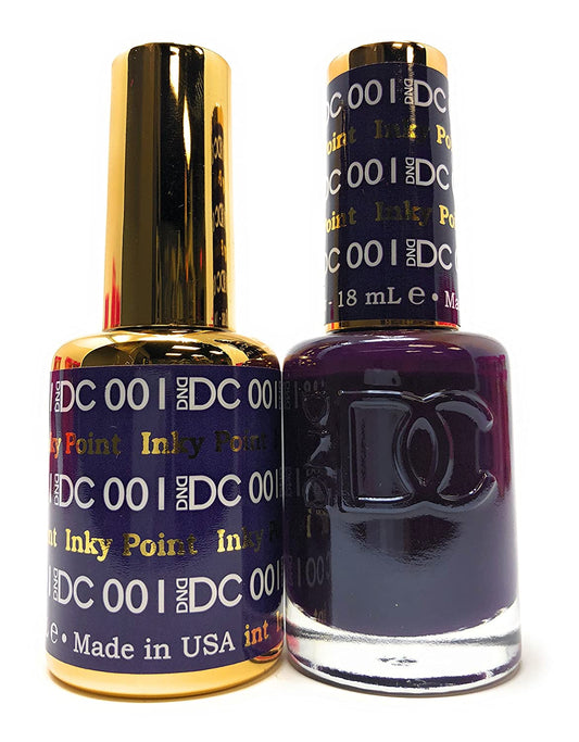 DND DC Matching Gel Polish Duo #01 - Inky Point