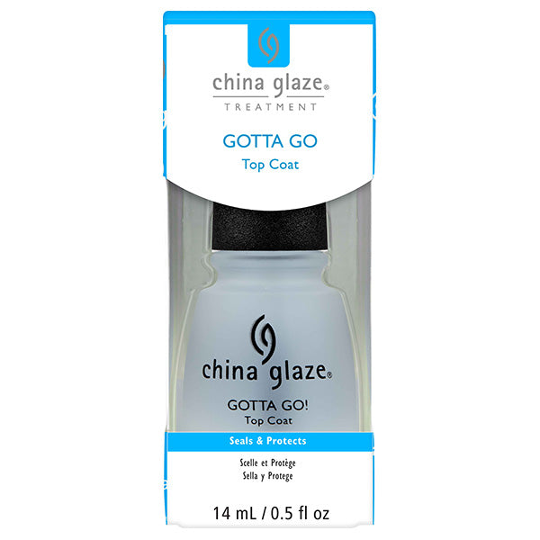 China Glaze Gotta Go Top Coat 0.5oz