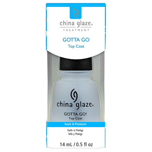 China Glaze Gotta Go Top Coat 0.5oz