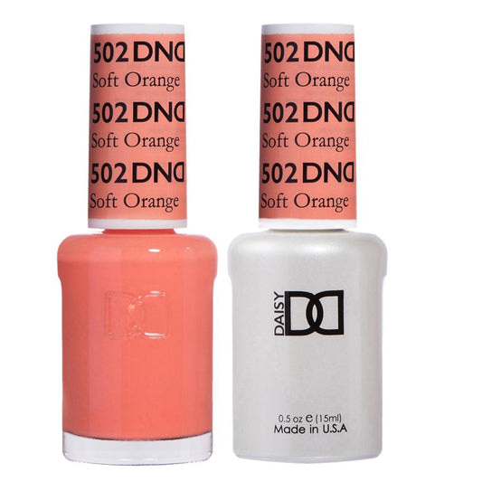 DND Duo Gel & Lacquer Soft Orange #502-Beauty Zone Nail Supply