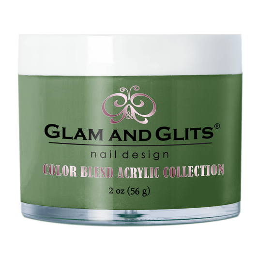 Glam and Glits Acrylic Powder Color Blend Collection #3070 Olive You!