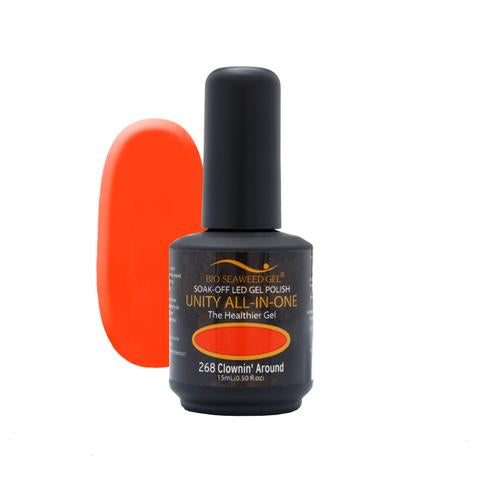 BIO SEAWEED GEL 268 Clowin' Around UNITY-ALL-IN-ONE Color Gel Polish