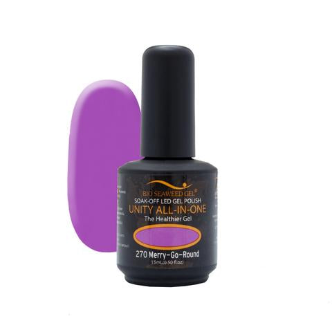 BIO SEAWEED GEL 270 Merry-Go-Round UNITY-ALL-IN-ONE Color Gel Polish