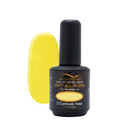 BIO SEAWEED GEL 272 Lemonade Freeze UNITY-ALL-IN-ONE Color Gel Polish