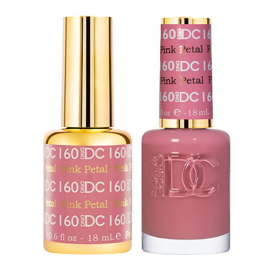 DND DC Matching Gel Polish Duo #160 - Pink Petal