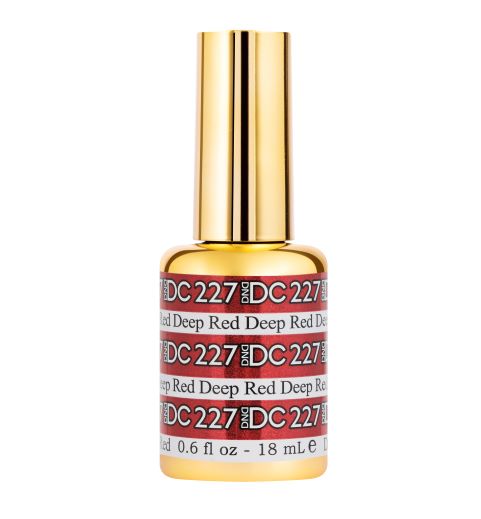 DND DC Mermaid Glitter Gel #227 - Deep Red